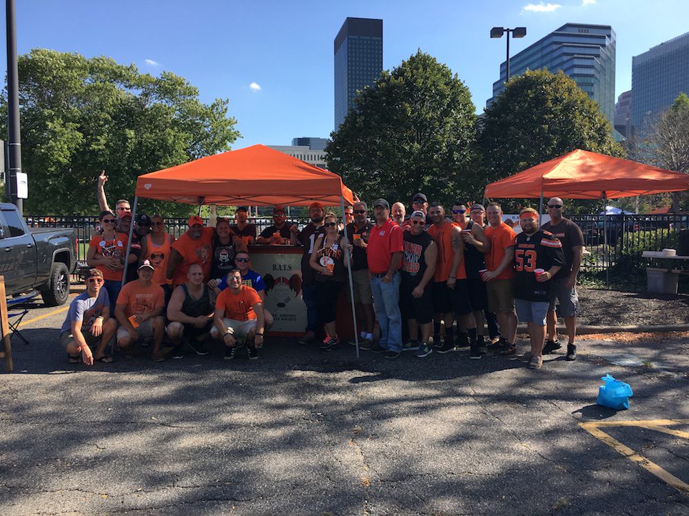 Cleveland Browns Dawg Pound Slogan Flag Pole And Bracket