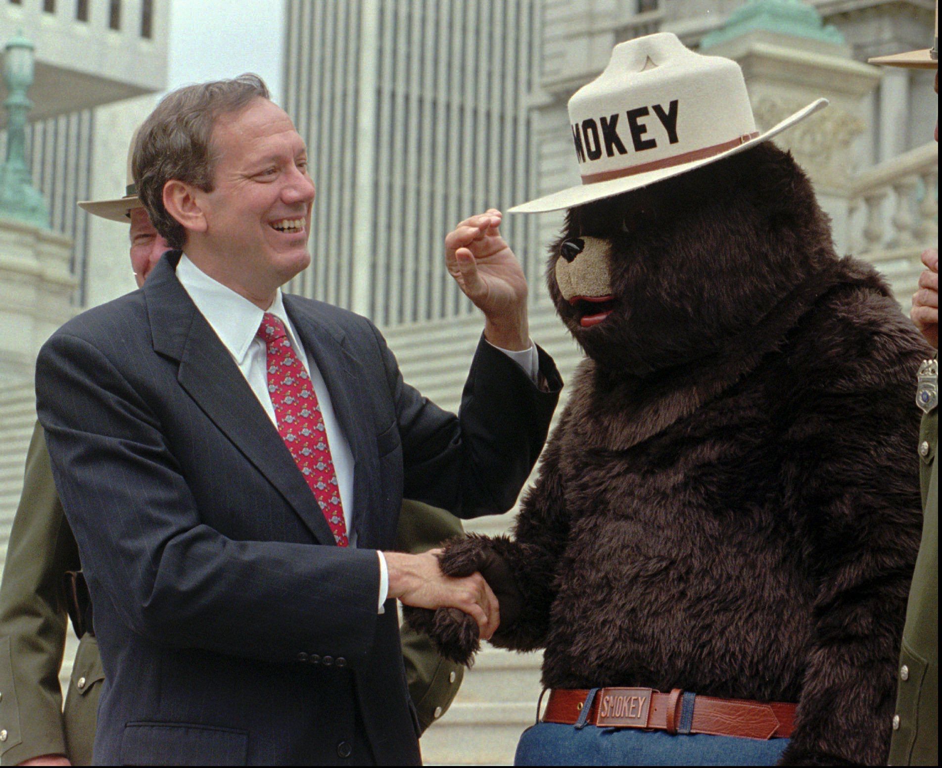 Fire-prevention icon has a ZIP code, Facebook page and mobile app: Smokey  Bear's 75th birthday 