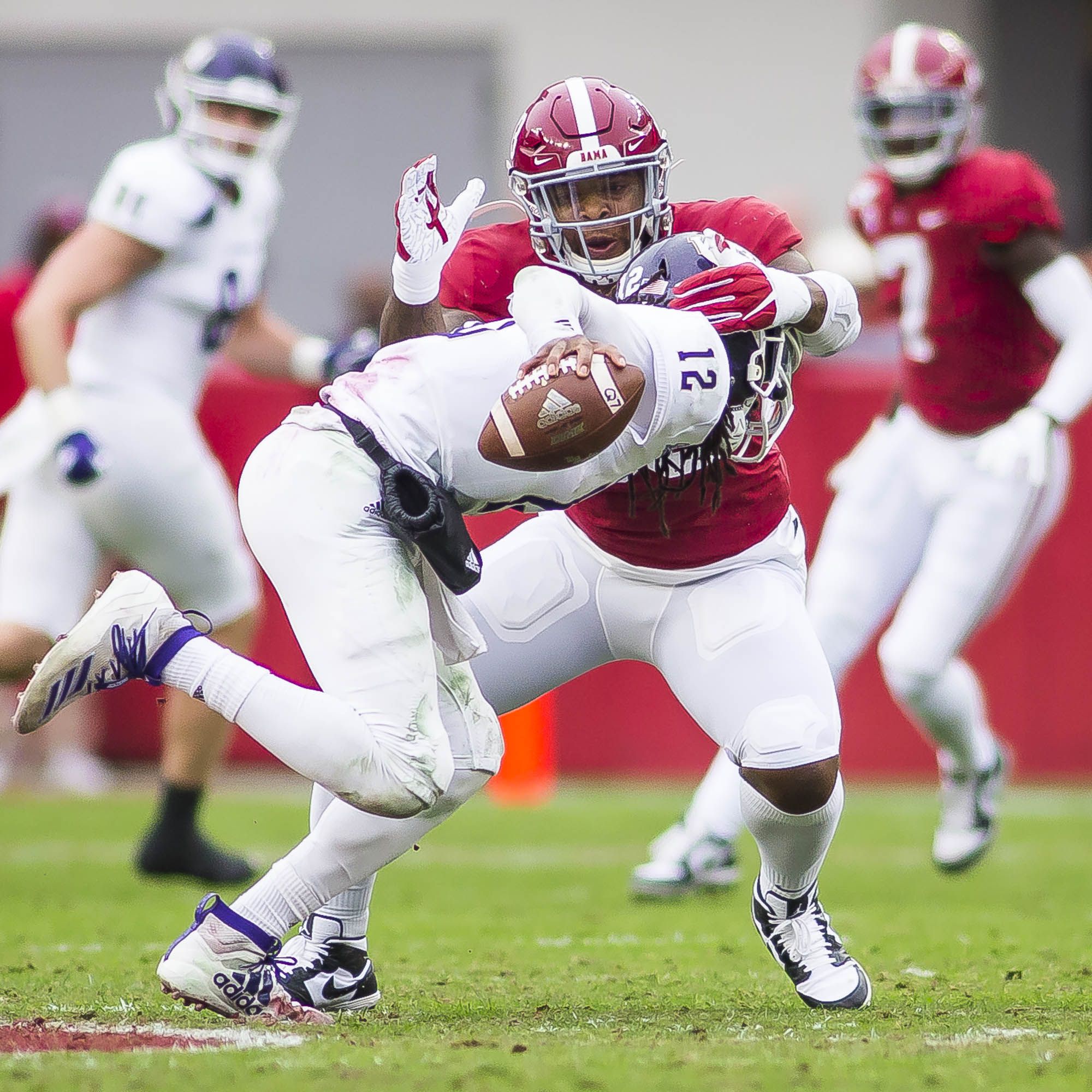 Photos: Patriots 3rd round pick Anfernee Jennings in action