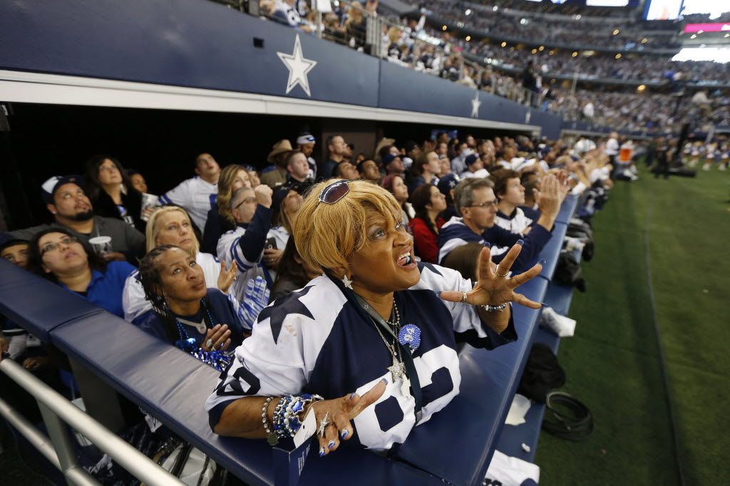 Miss Carolyn Price, Cowboys' No. 1 fan: As fans, 'we have to be