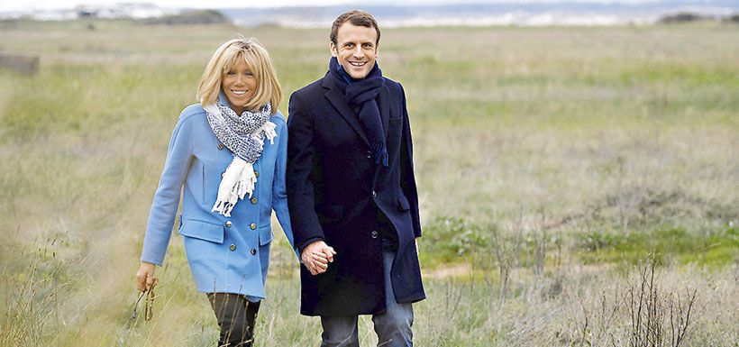 Brigitte y Emmanuel Macron