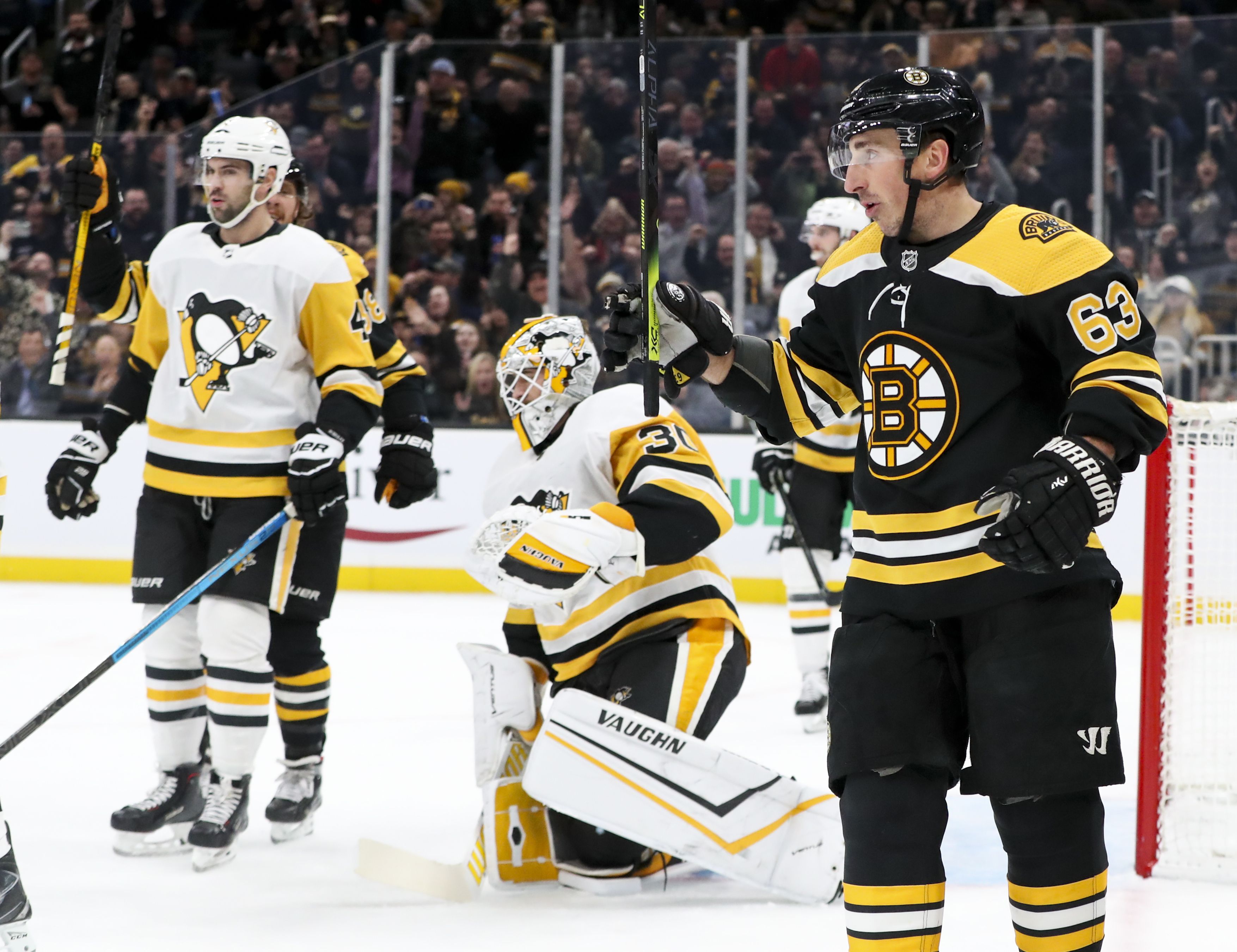 Despite Panthers' goading, Brad Marchand has been a leader, not a follower,  when things get rough after the whistle - The Boston Globe
