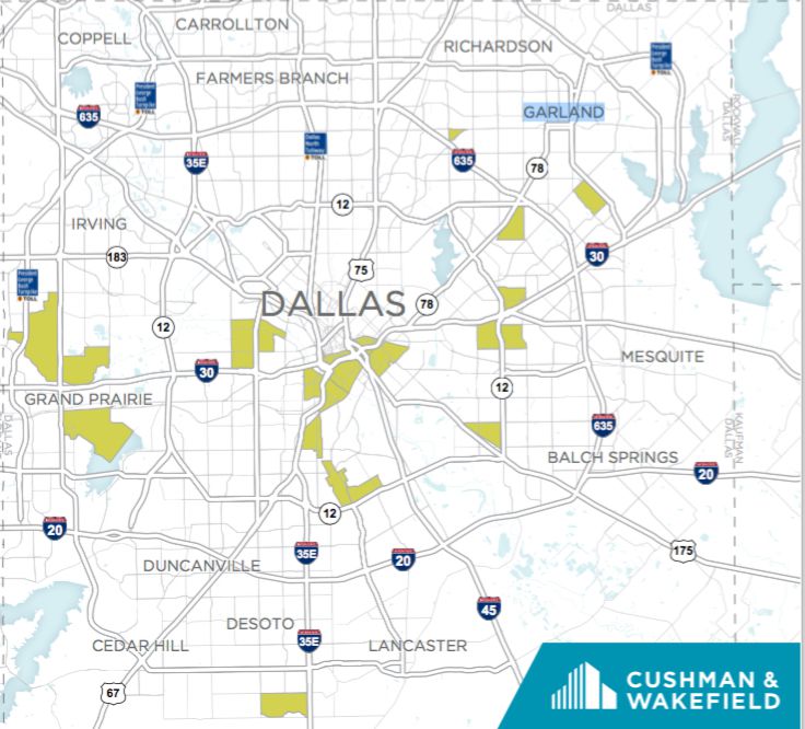 Opportunity Zone Map Dallas D-Fw Is Among Cities With The Most To Gain From New Real Estate Opportunity  Zones