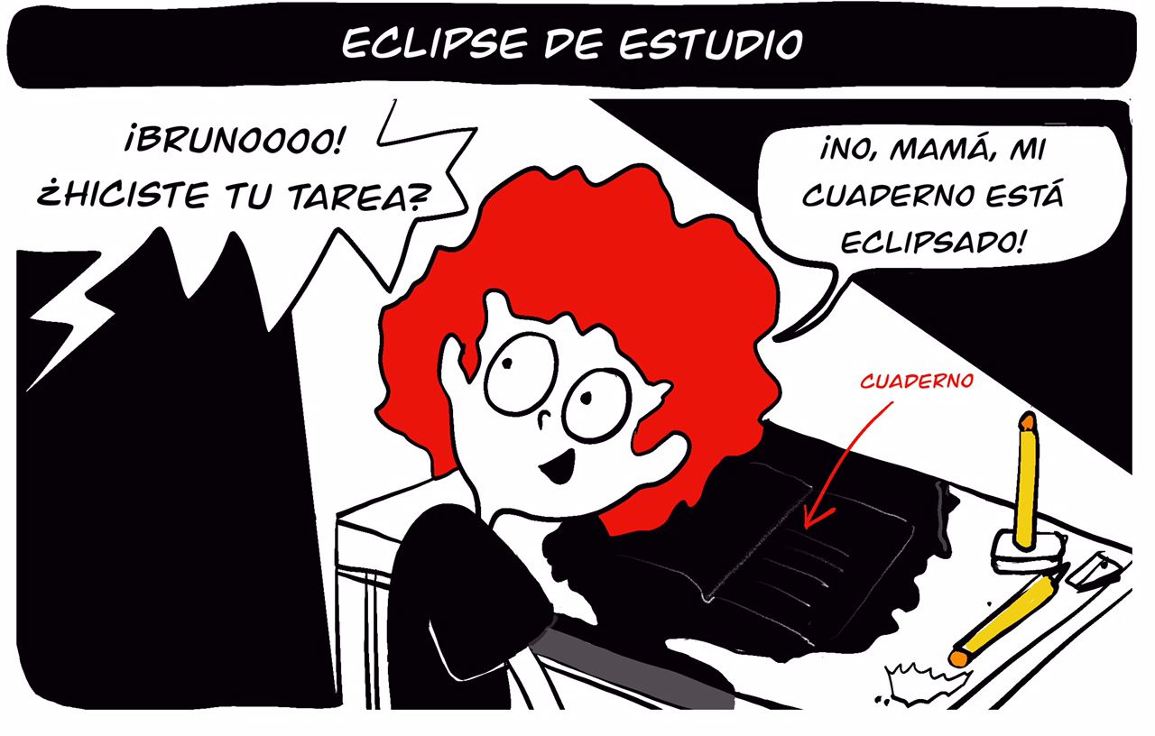 Ilustración: Carolina Undurraga / Bruno y los Eclipses