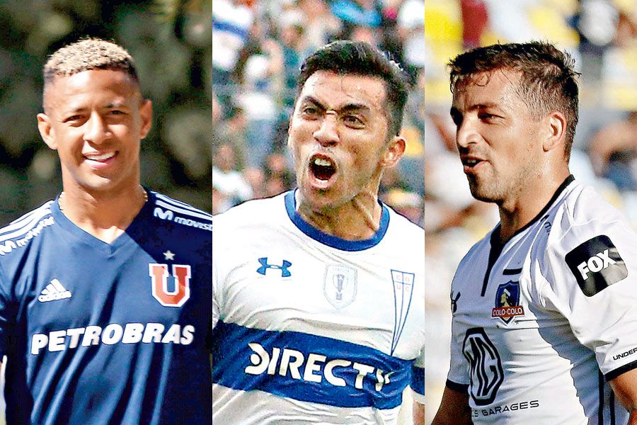 U. de Chile, Católica, Colo Colo