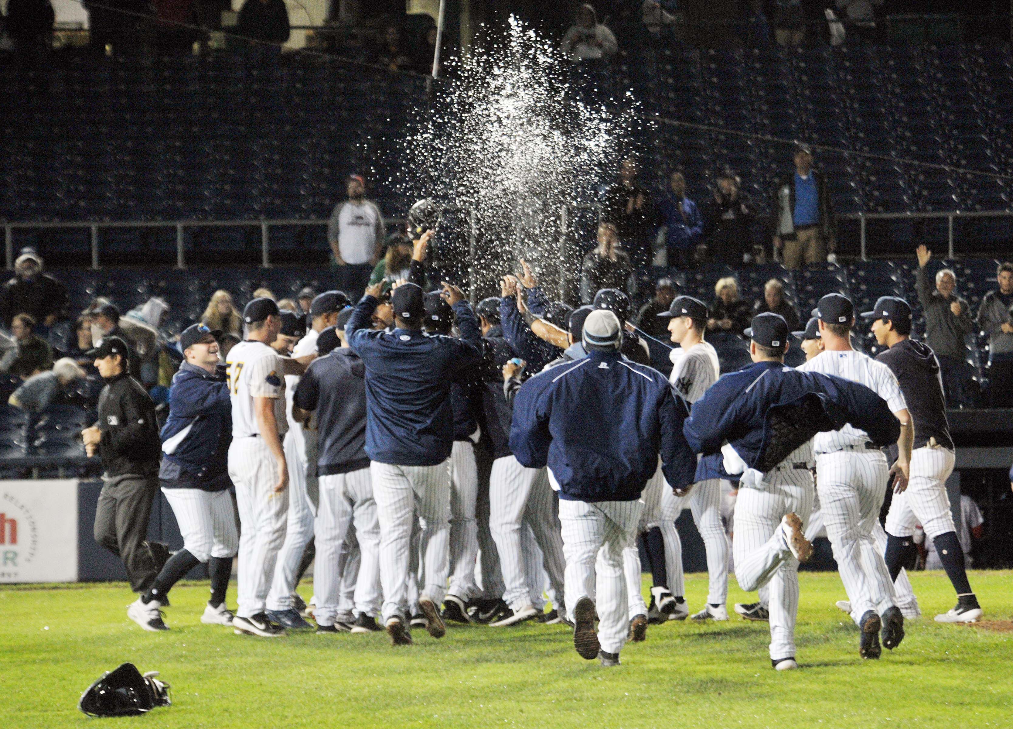 Trenton Thunder-Reading Fightin Phils Playoff Celebration Arm and