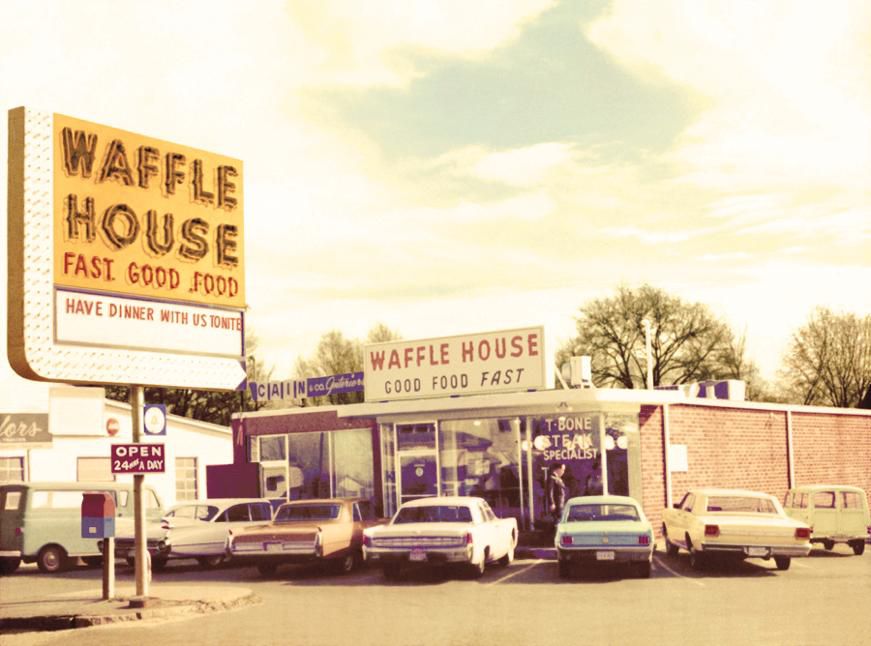 What's better than waffle house? Braves themed waffle house. #Atlanta