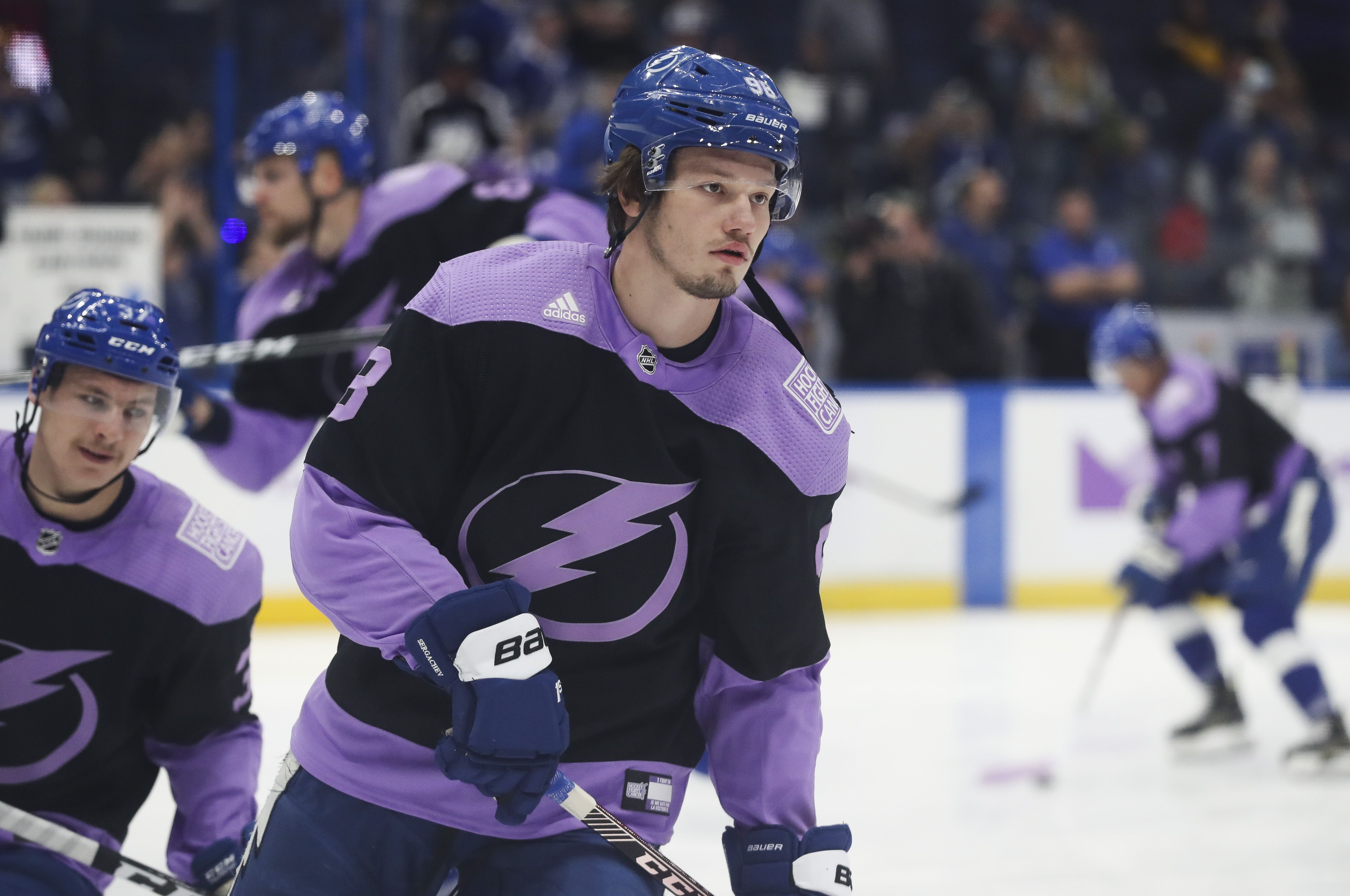 Tampa bay lightning hot sale hockey fights cancer