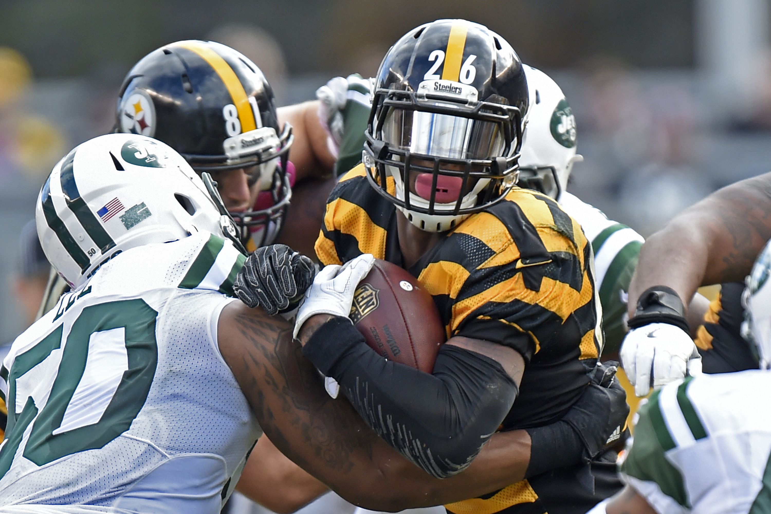 Why Anthony McFarland Jr. picked Le'Veon Bell's old jersey number