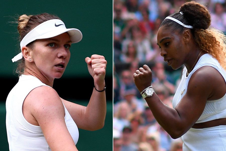 Simona Halep, Serena Williams