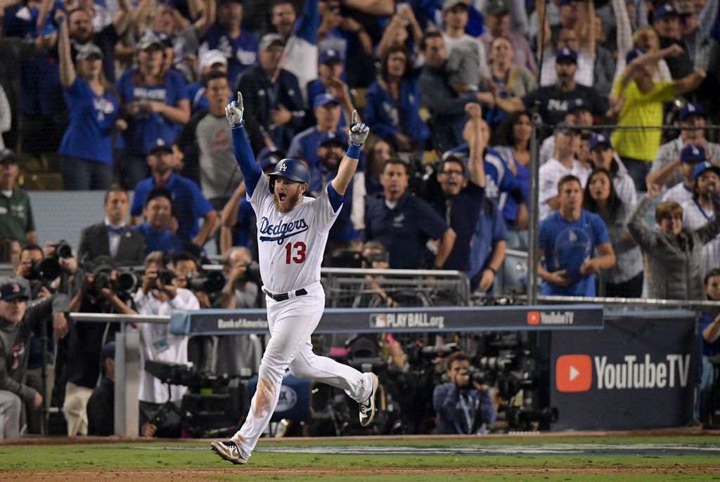 In longest Series game ever, Dodgers outlast Sox in 18