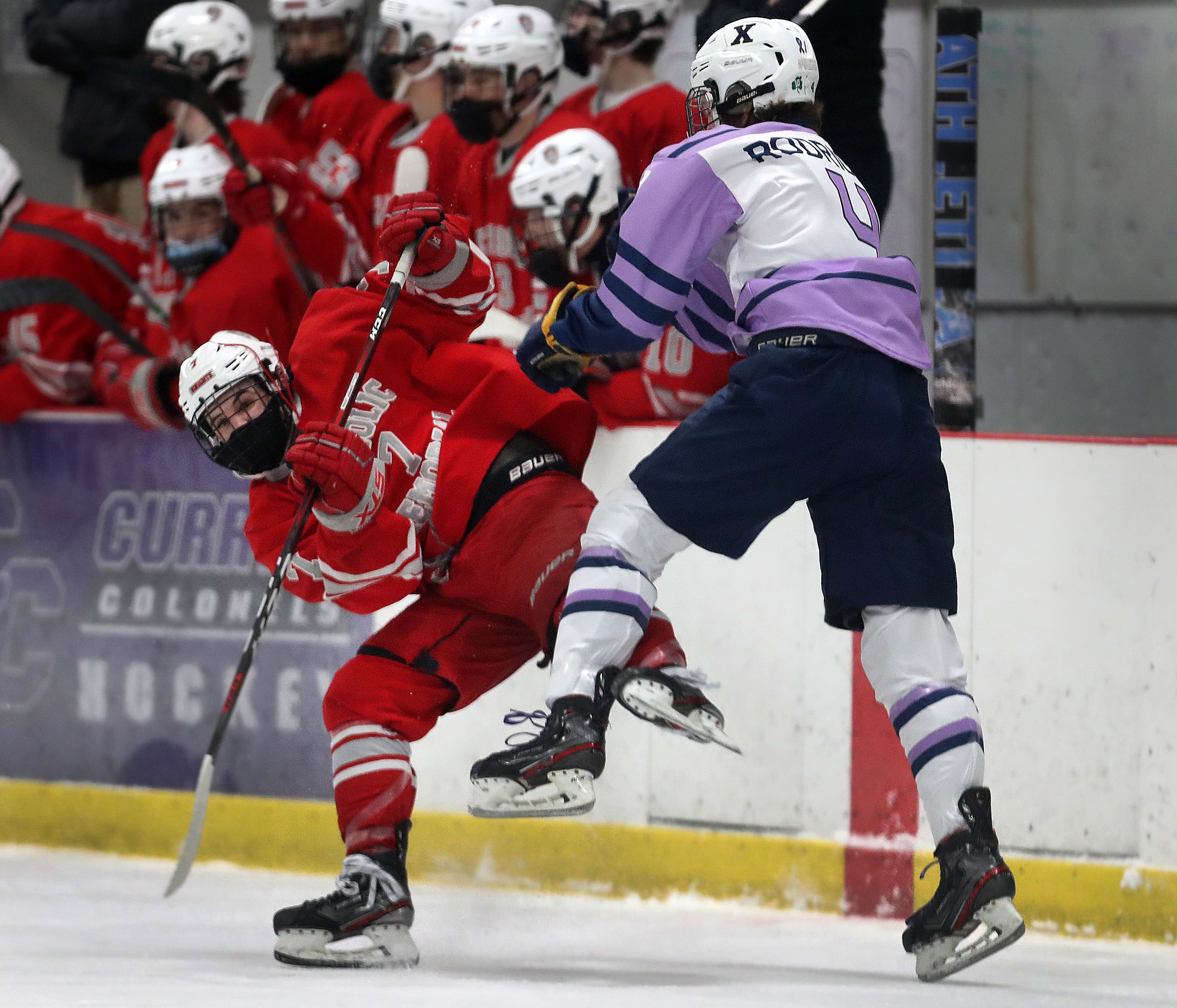 On 'Hockey Fights Cancer Night', a pair of Bruins found plenty of resolve  in a 3-year-old boy & a 'fellow Xaverian brother'