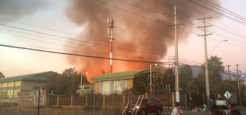 incendio puente alto