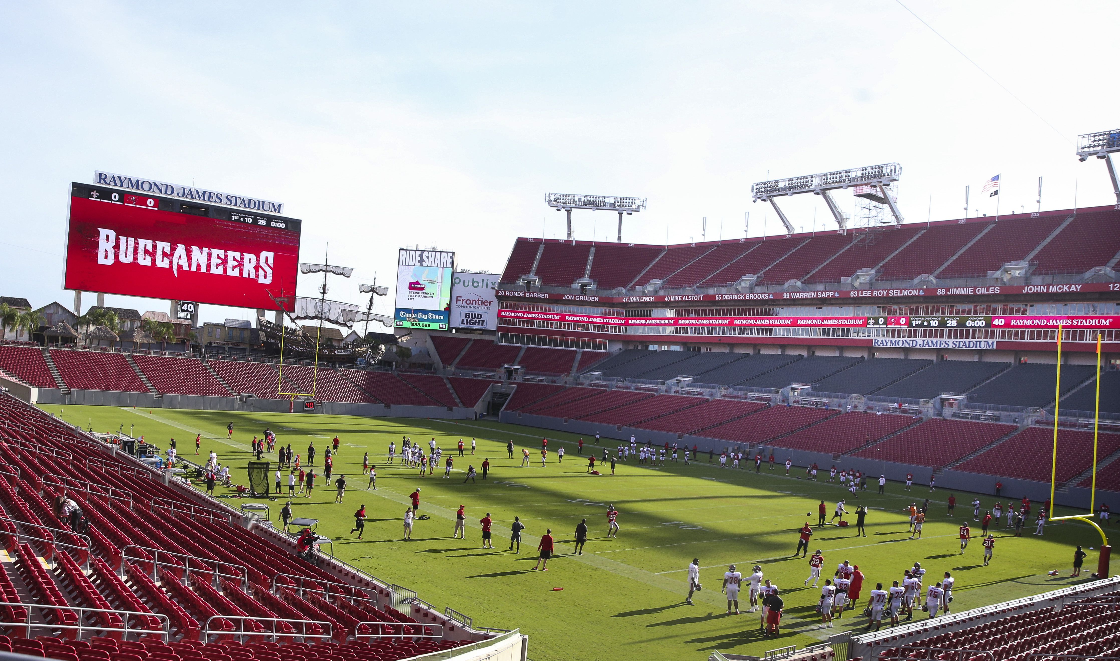 TAMPA BAY BUCCANEERS AND TAMPA SPORTS AUTHORITY ANNOUNCE PLANS FOR  COMPREHENSIVE RENOVATIONS TO RAYMOND JAMES STADIUM — Tampa Sports Authority