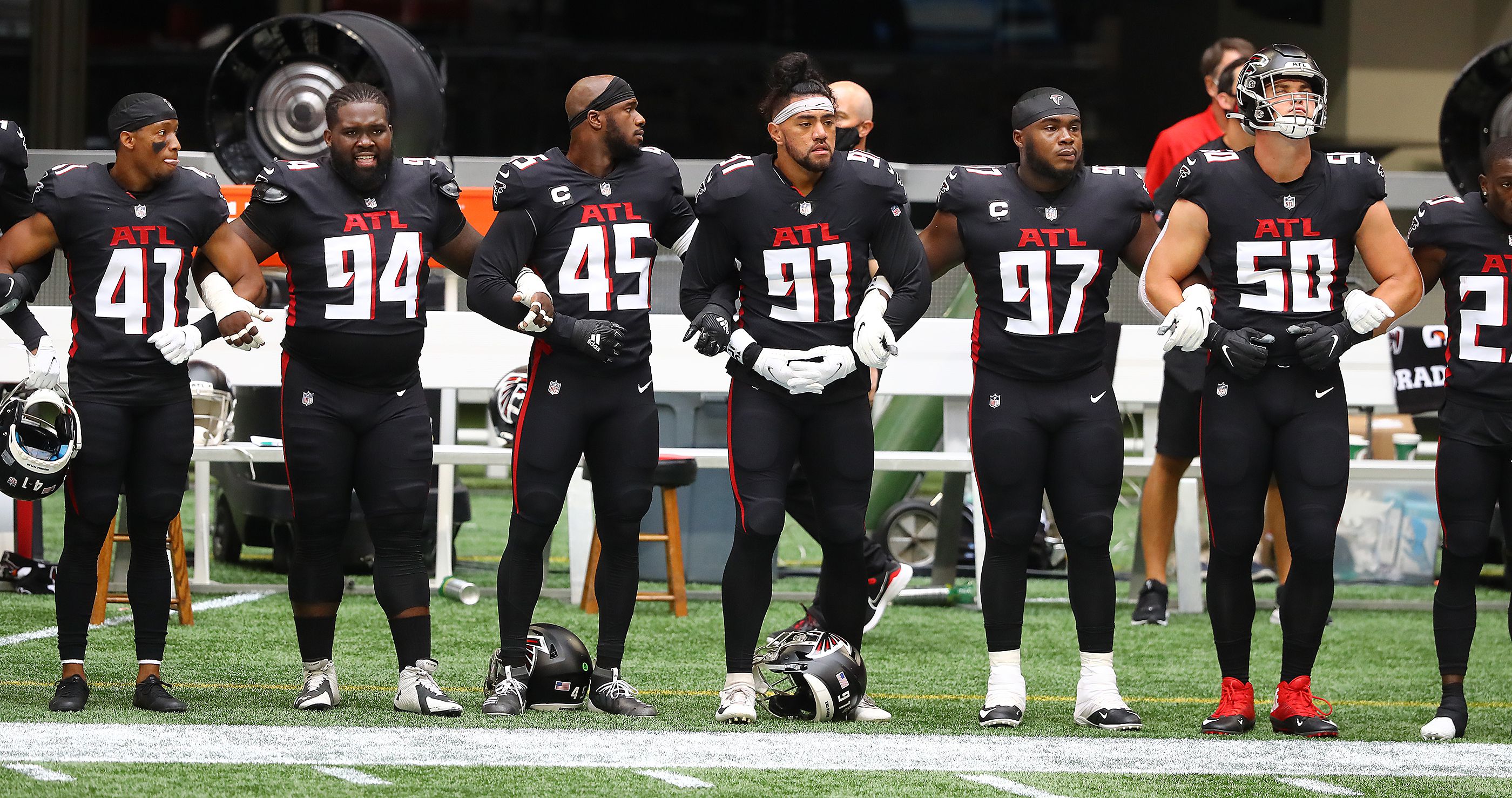 Scene at Falcons opener sadly unlike any other