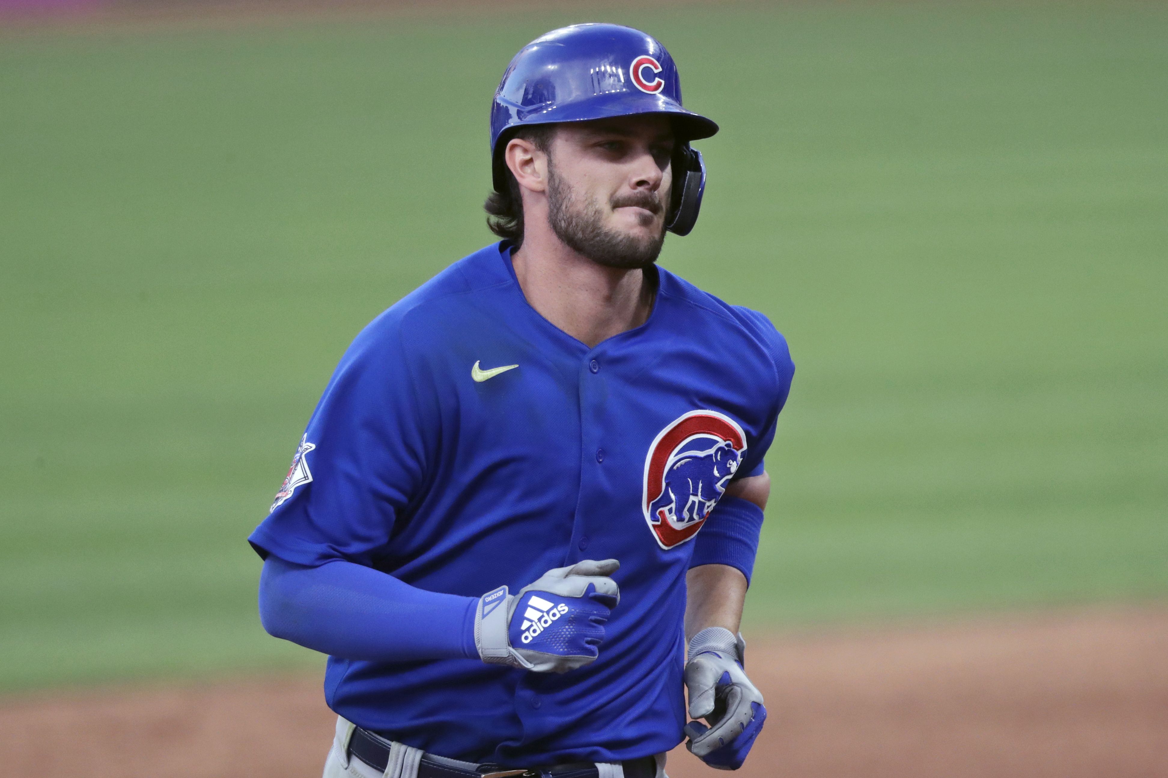 Kris Bryant Chicago Cubs 2021 City Connect Navy Baseball Player