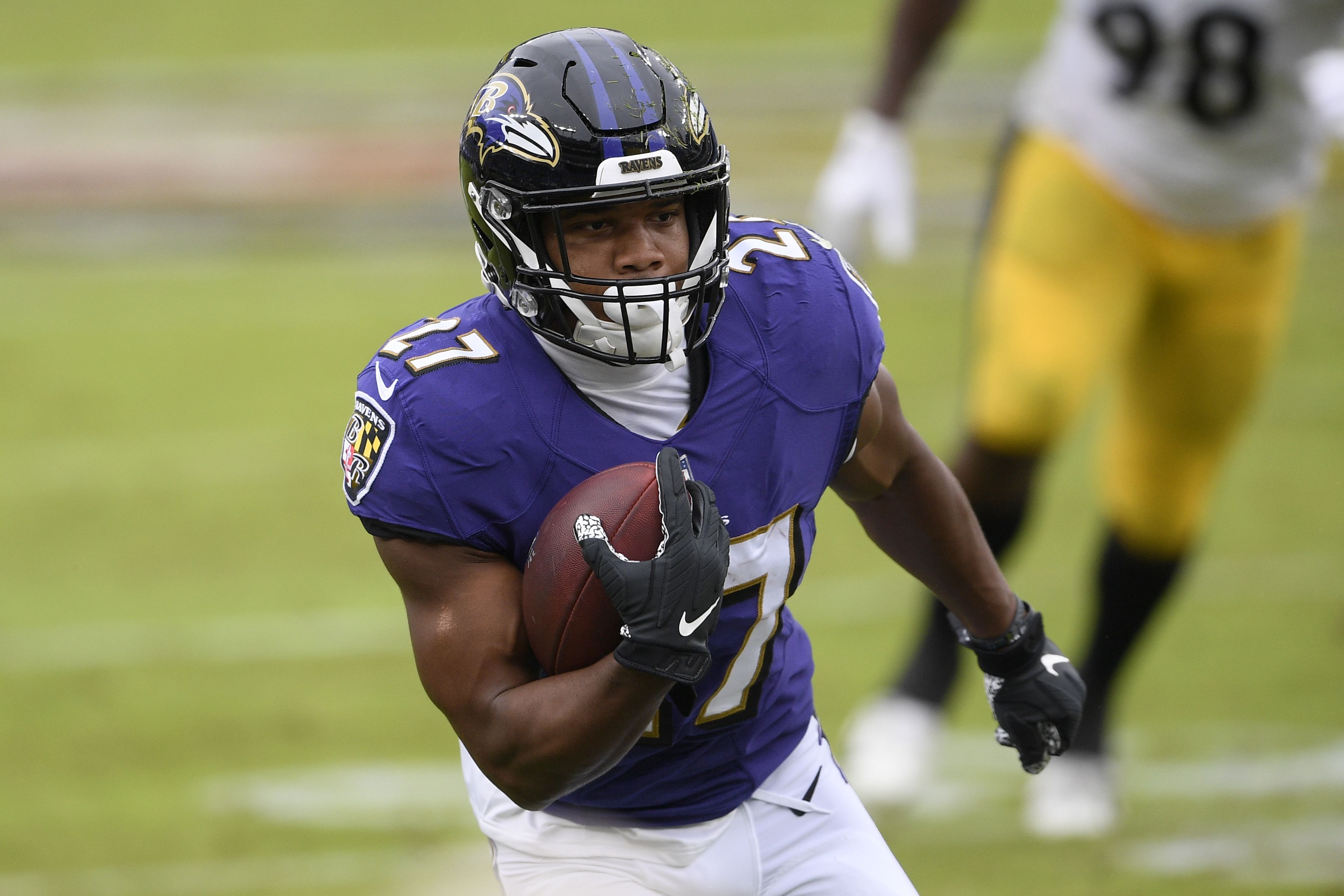 Ravens RB J.K. Dobbins discusses Steelers' defensive strategy in