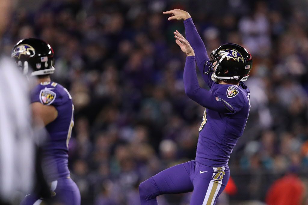Watch: Justin Tucker is arguably the best kicker in the NFL but unarguably  has sickest celebrations of any kicker