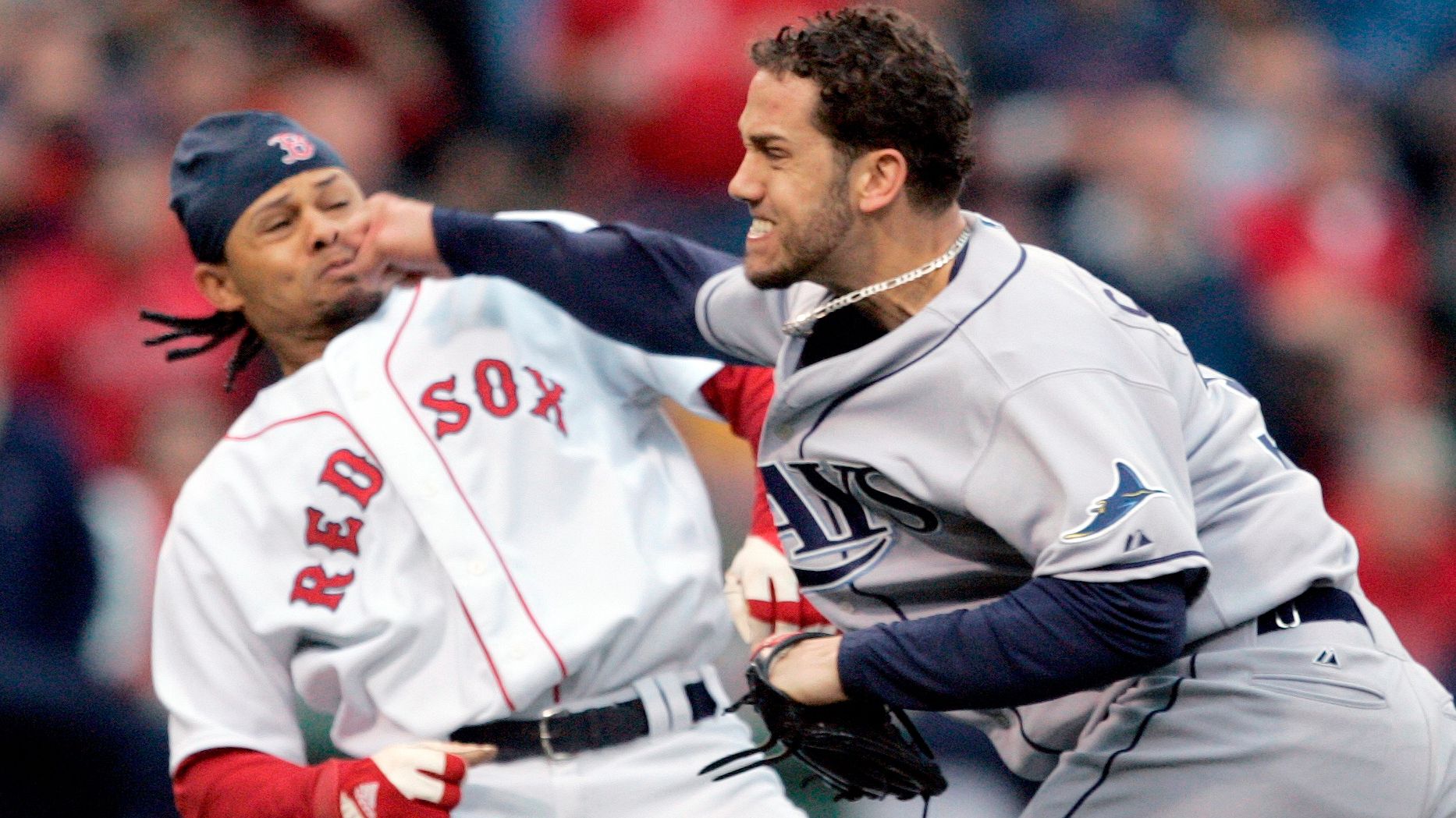 Five Rays, Three Red Sox Players Suspended After Brawl