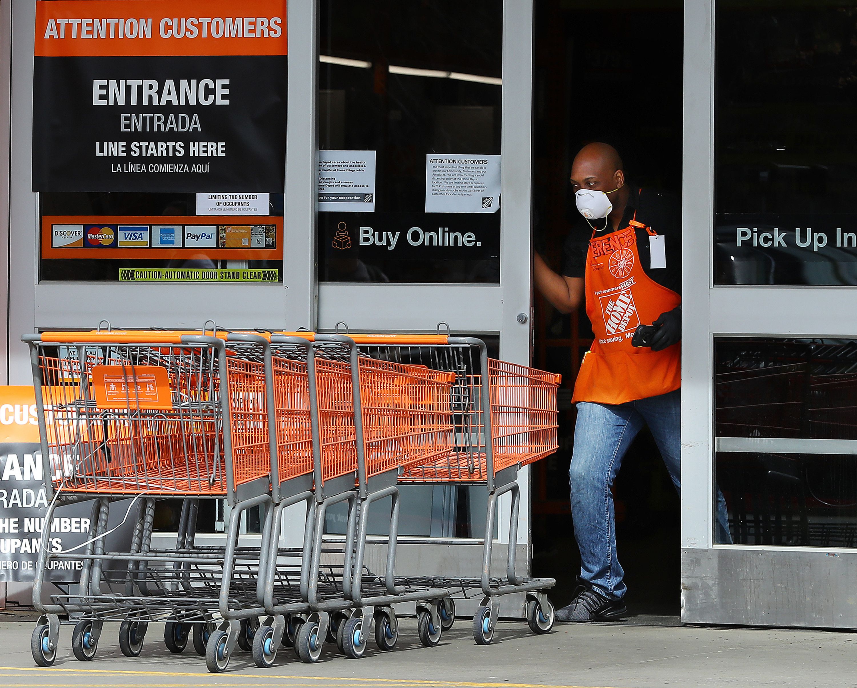 Home Depot Stops Sale Of N95 Masks Redirects Shipments To