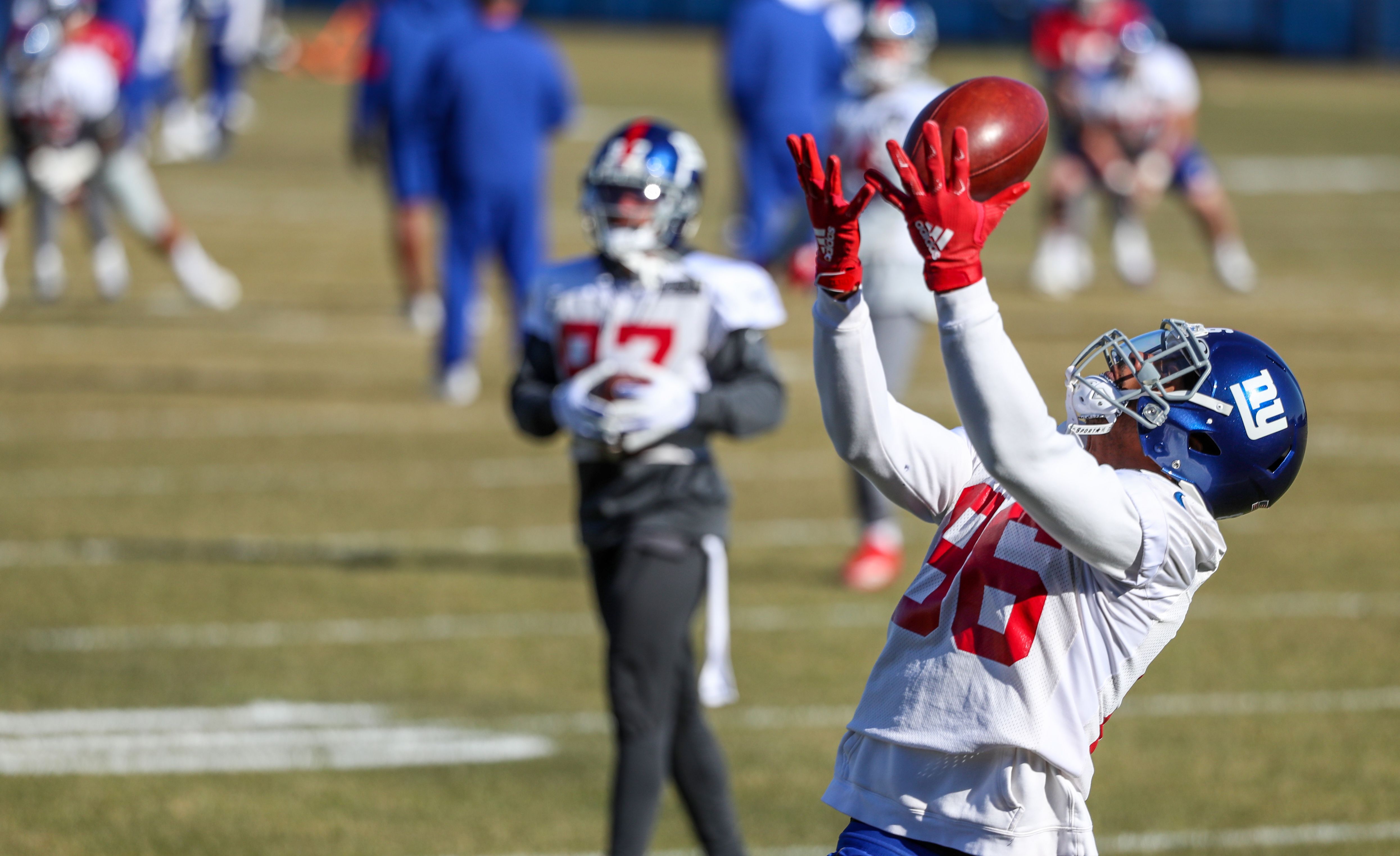 Watch NY Giants WR Darius Slayton send message to Odell Beckham Jr.