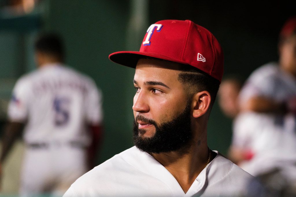 Nomar Mazara Signed Texas Rangers Jersey W/PROOF, Picture of Nomar