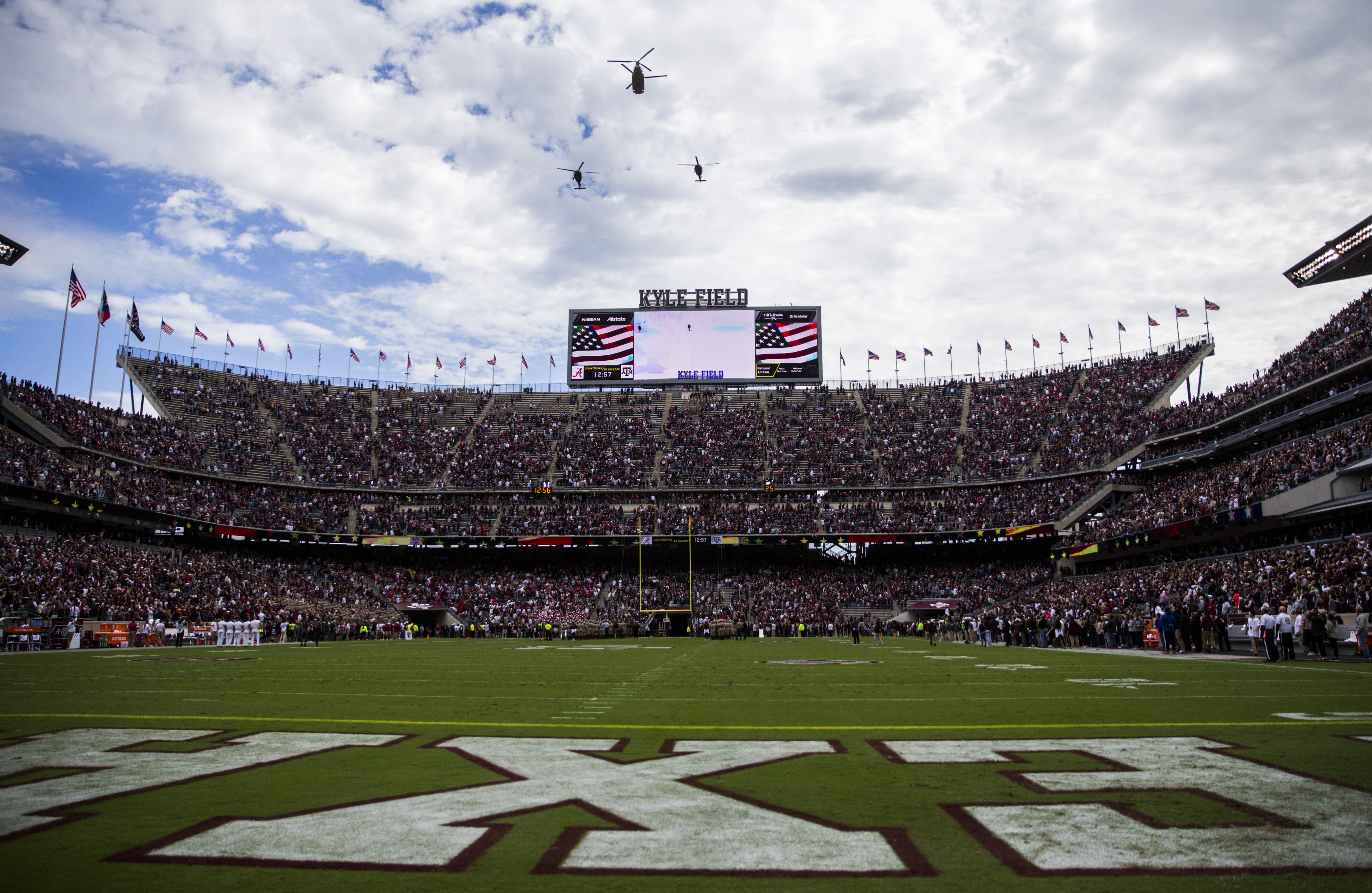 Sideline reporter for Texas A&M-Alabama told Kyle Field can get