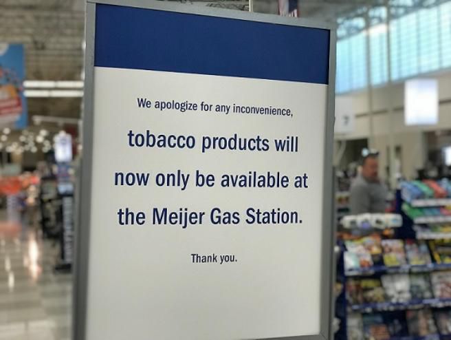 Meijer Moves Tobacco Products To Gas Stations