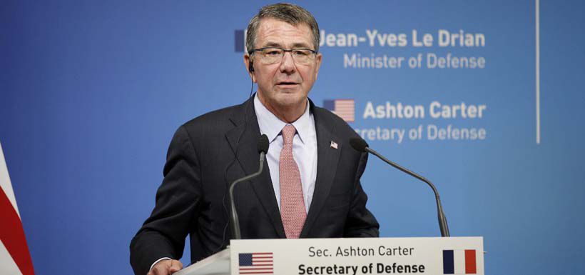 Ashton Carter, secretario de Defensa de EE.UU.