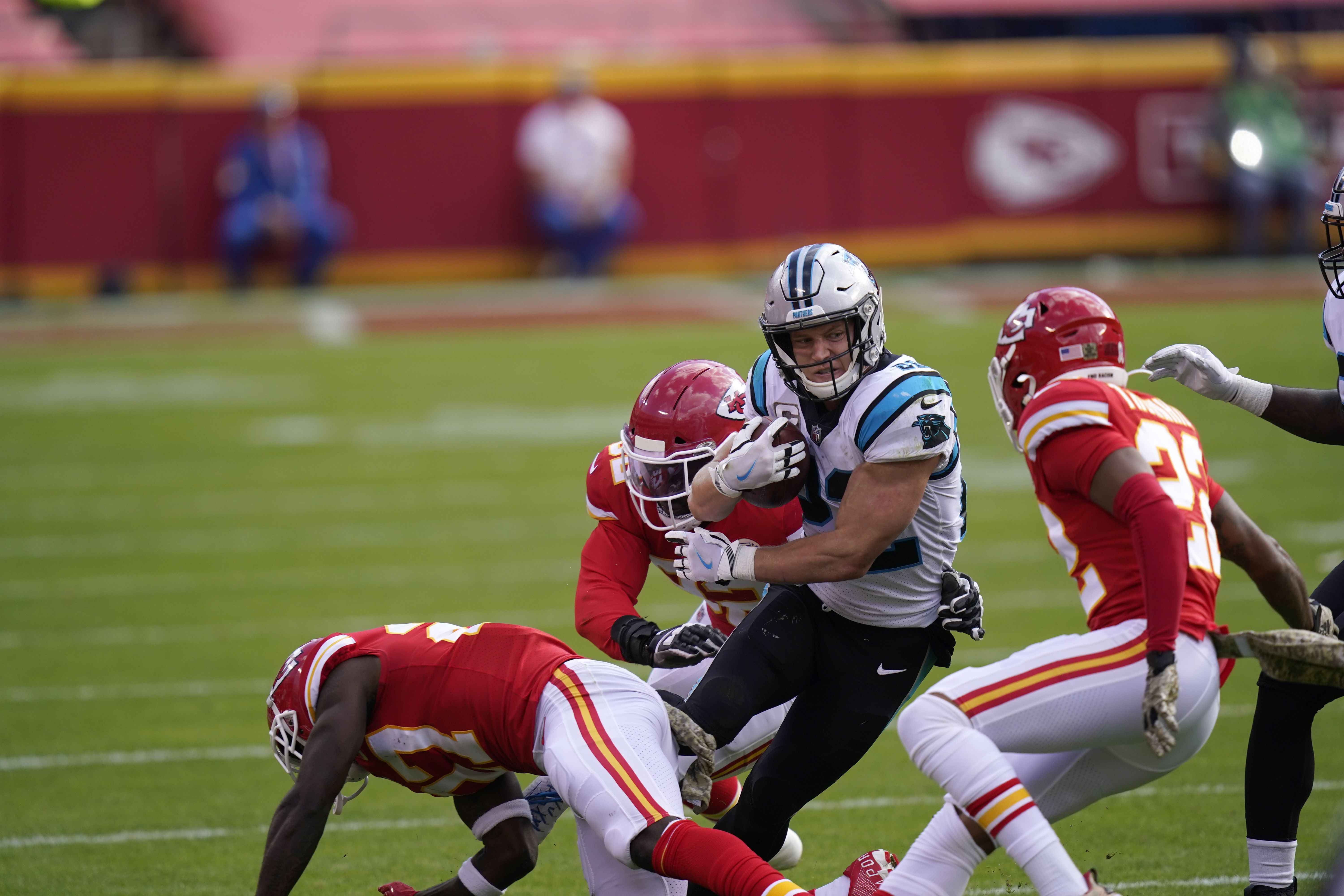 Panthers 'very hopeful' Christian McCaffrey plays vs. Chiefs