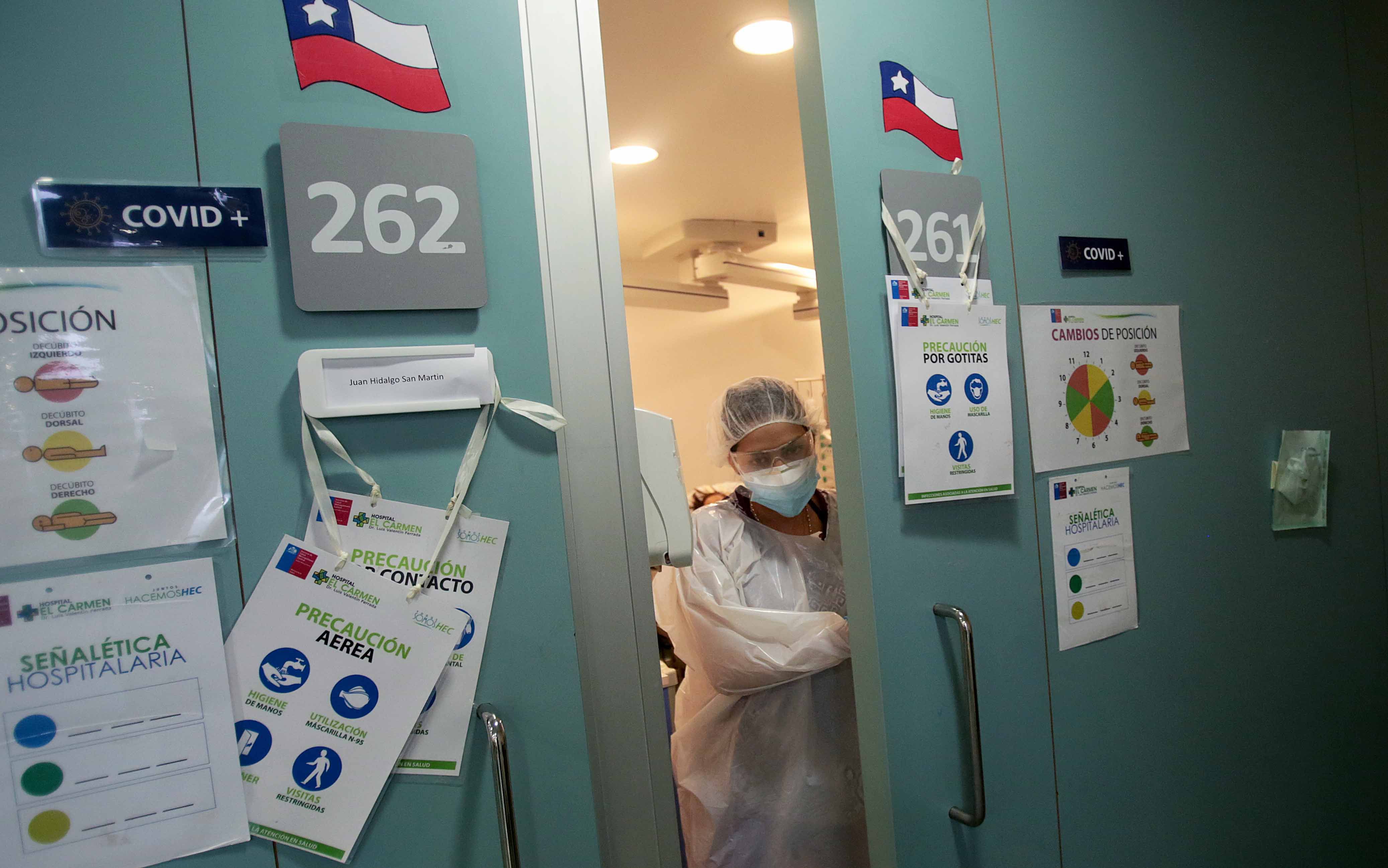 UCI Hospital El Carmen de Maipu (07 Mayo 2020)