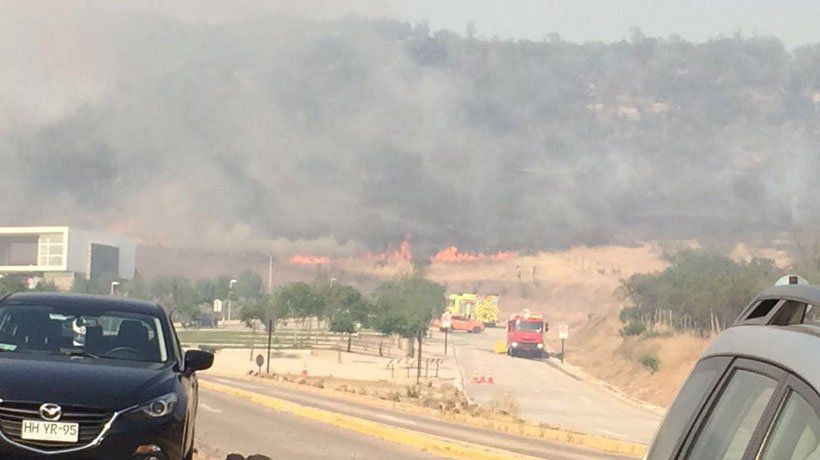 incendio lo barnechea