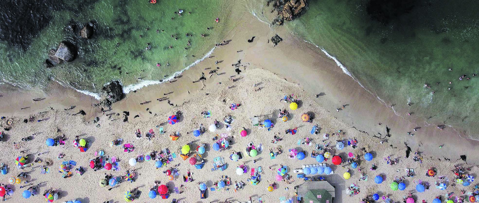 Playa en pandemia