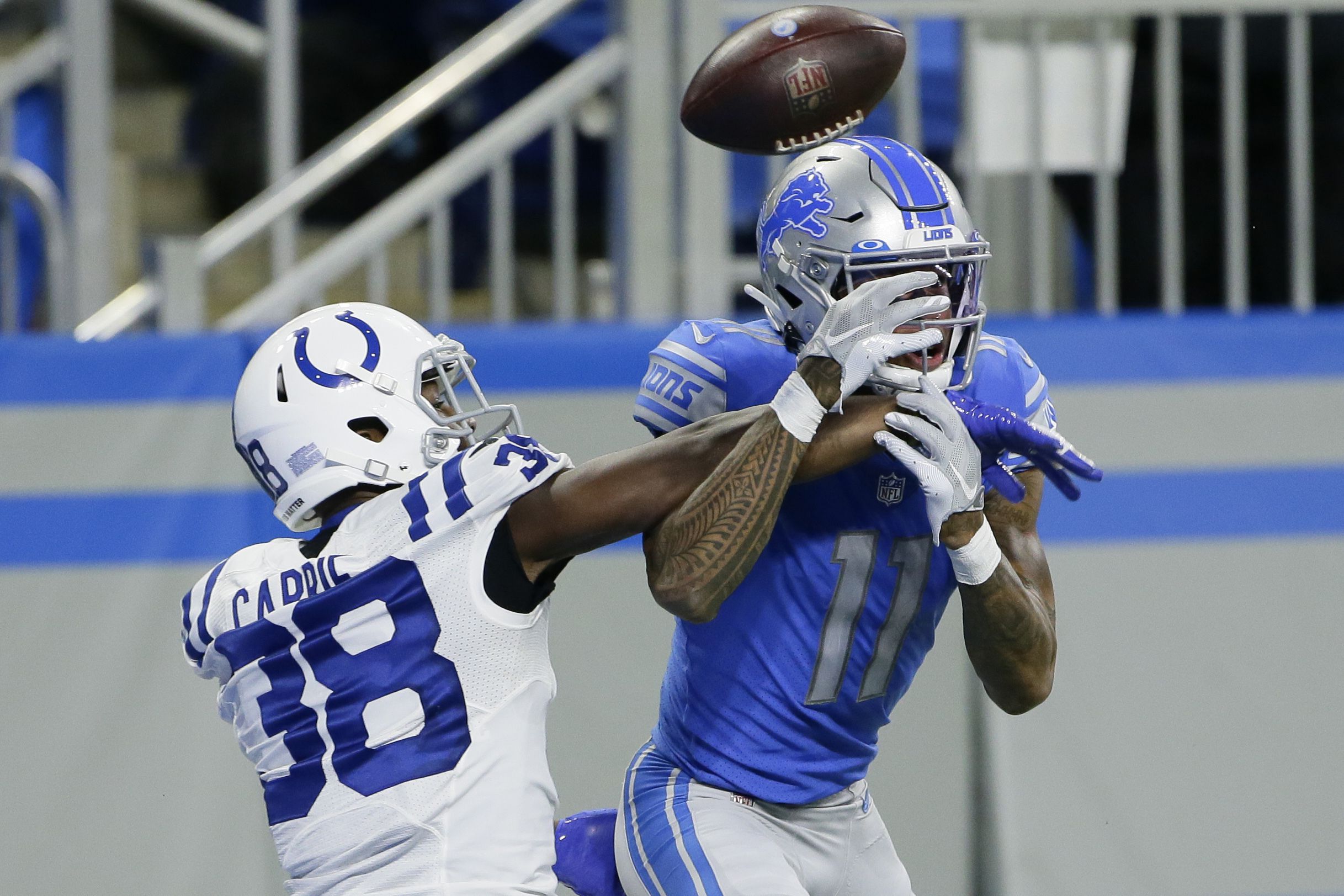 Detroit Lions dropping passes at worst rate in NFL through midway