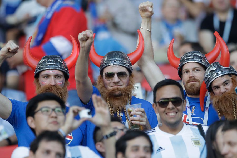 Islandia, Hinchas