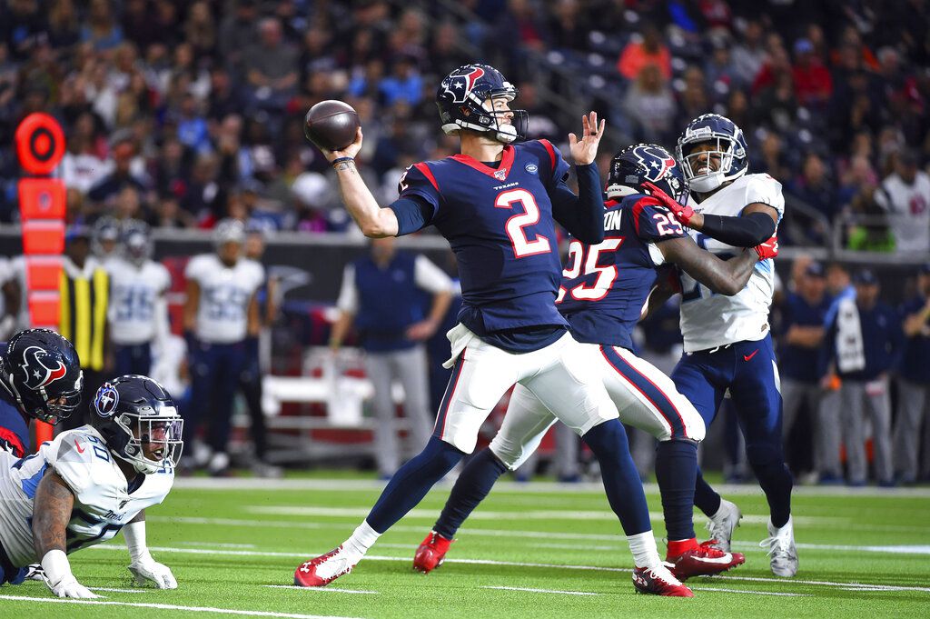 Mobile native AJ McCarron starting quarterback for Texans today