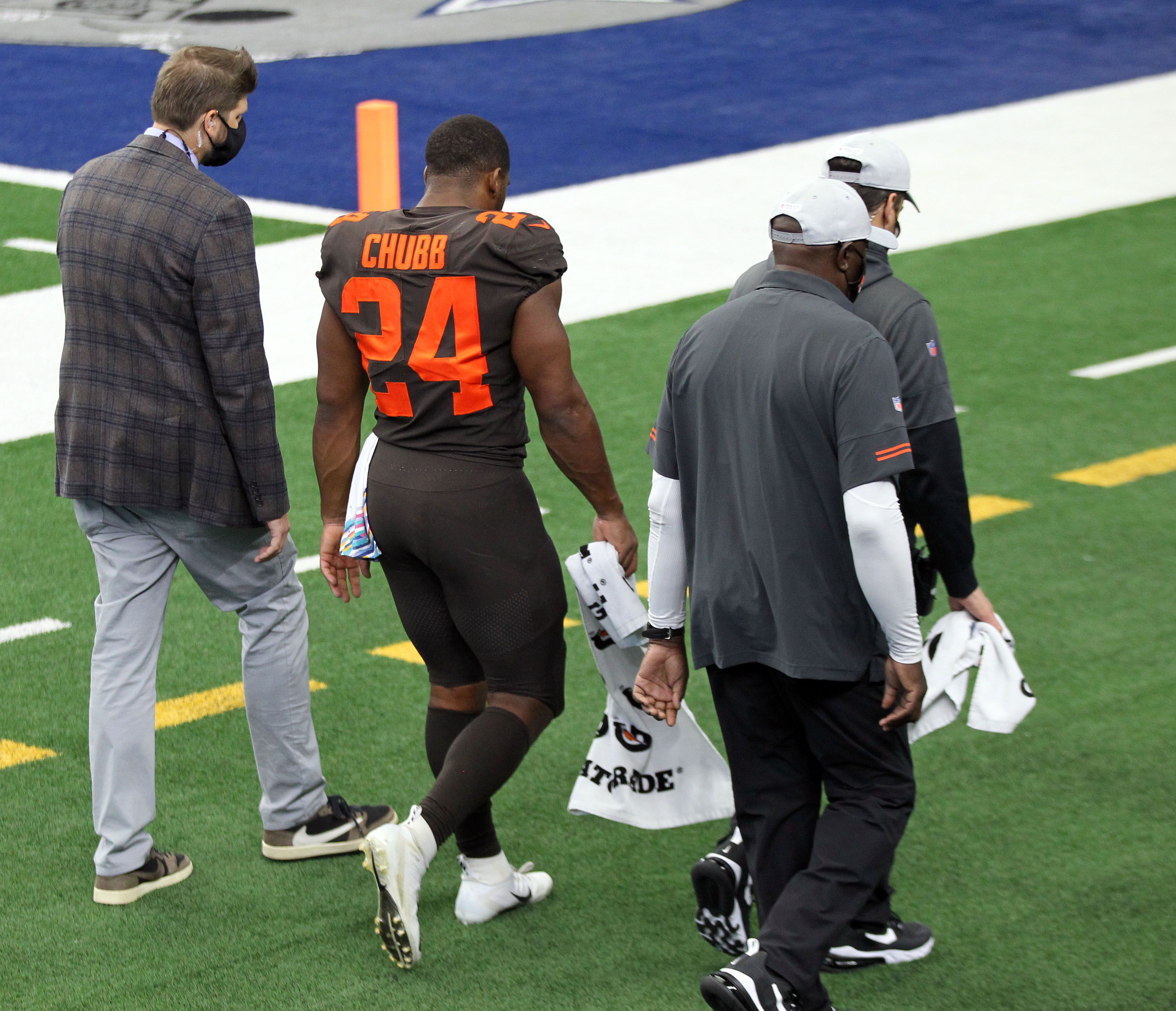 Nick Chubb's injury hits home for Medina High School football player