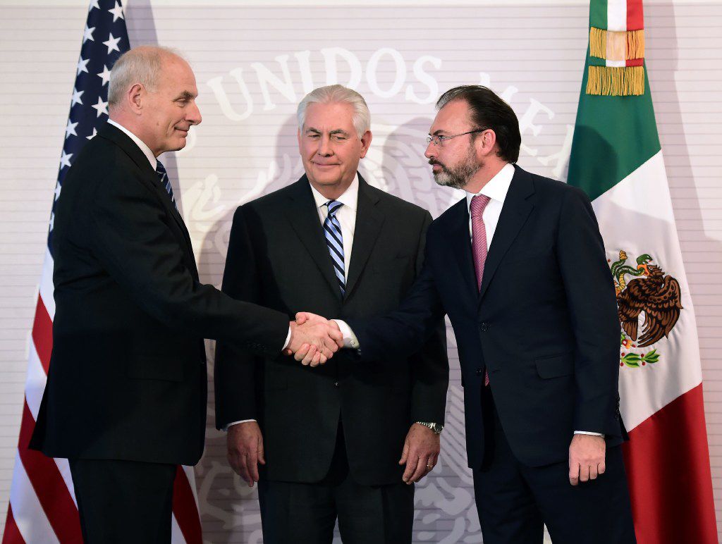 Updated Trump Cabinet Members Visit Mexico To Mend Fences Amid
