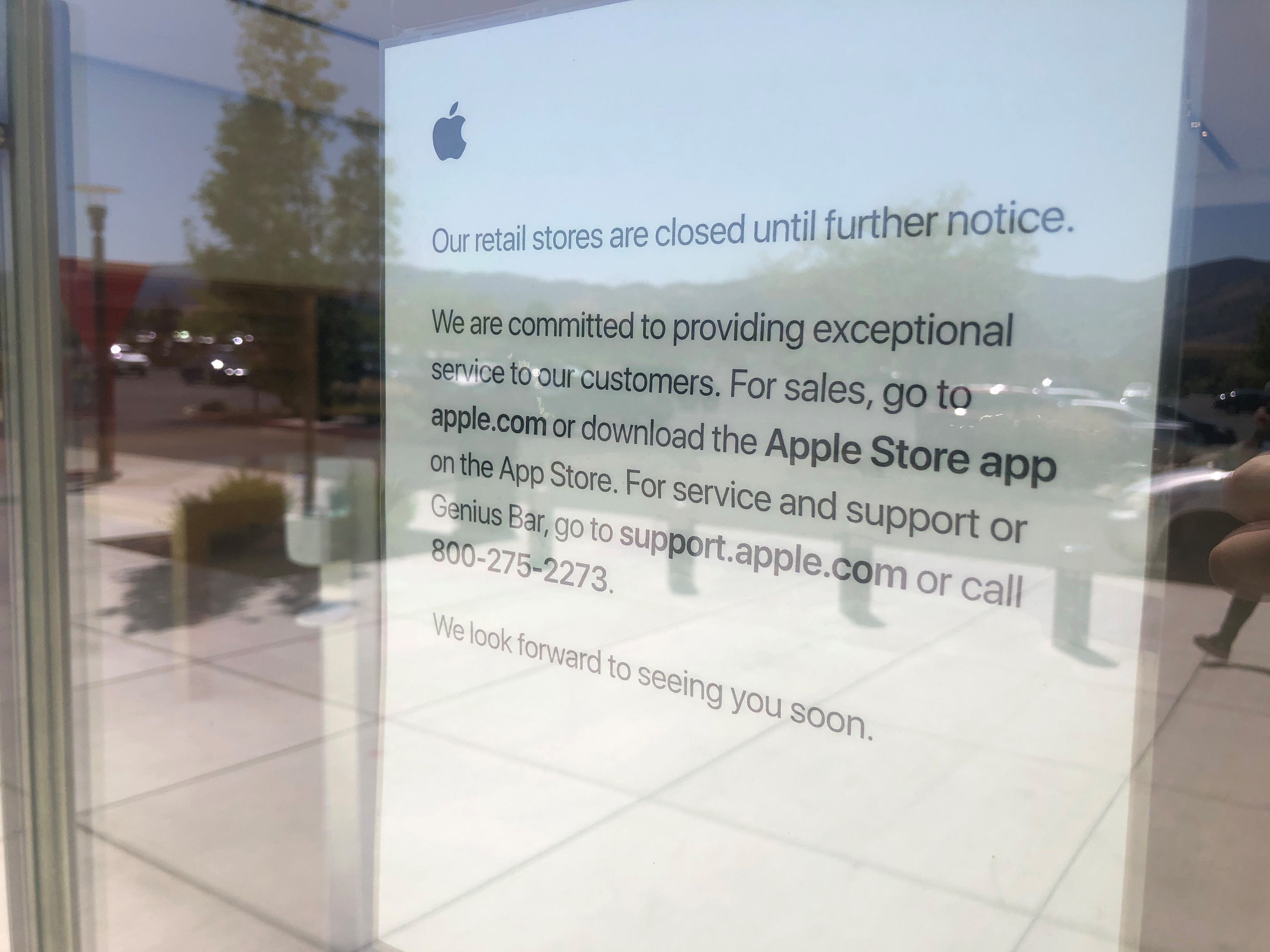 Apple announces 4 temporary retail closures in Las Vegas