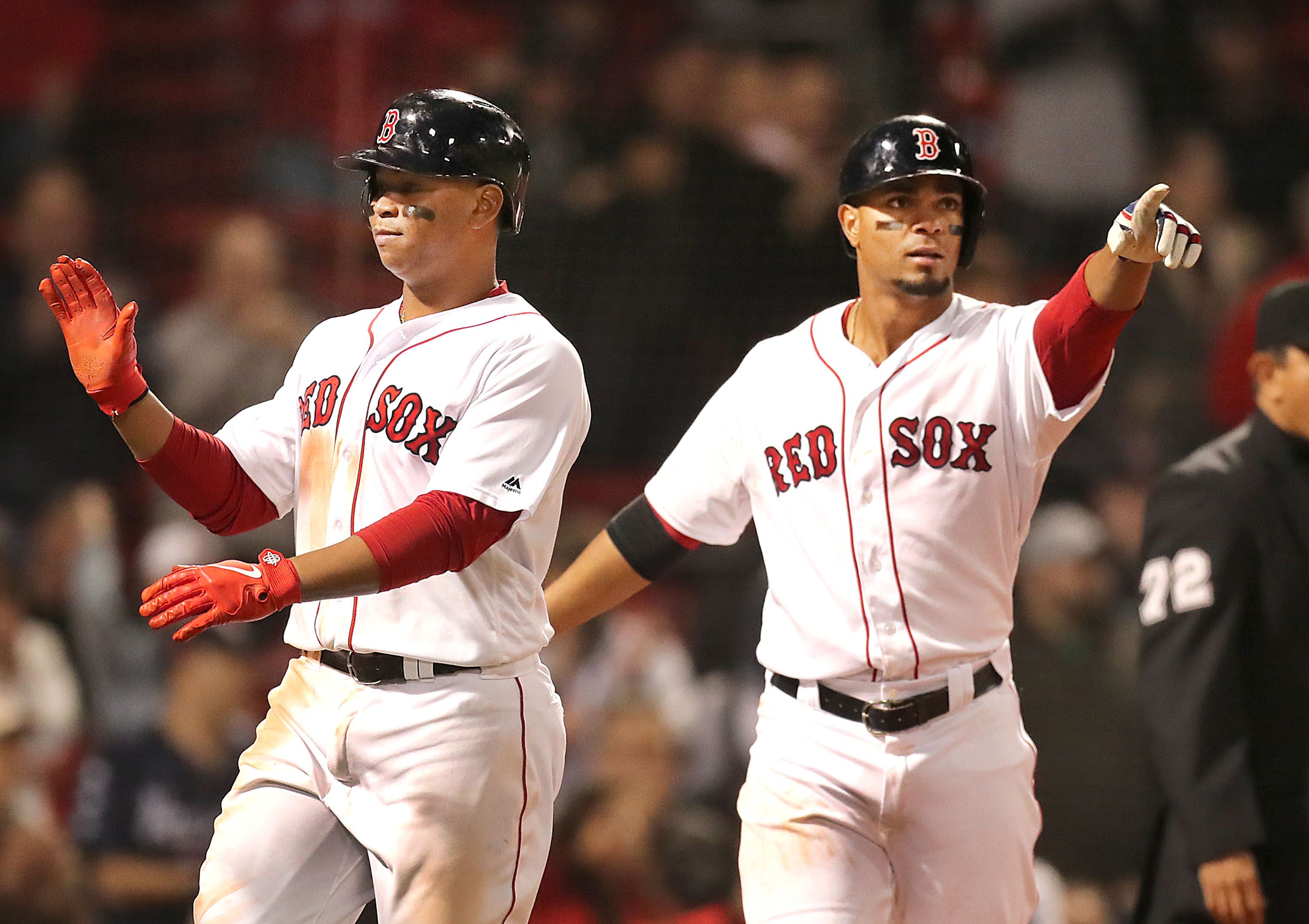 Rafael Devers mashes two homers as Red Sox greet Xander Bogaerts, Padres  with win - The Boston Globe