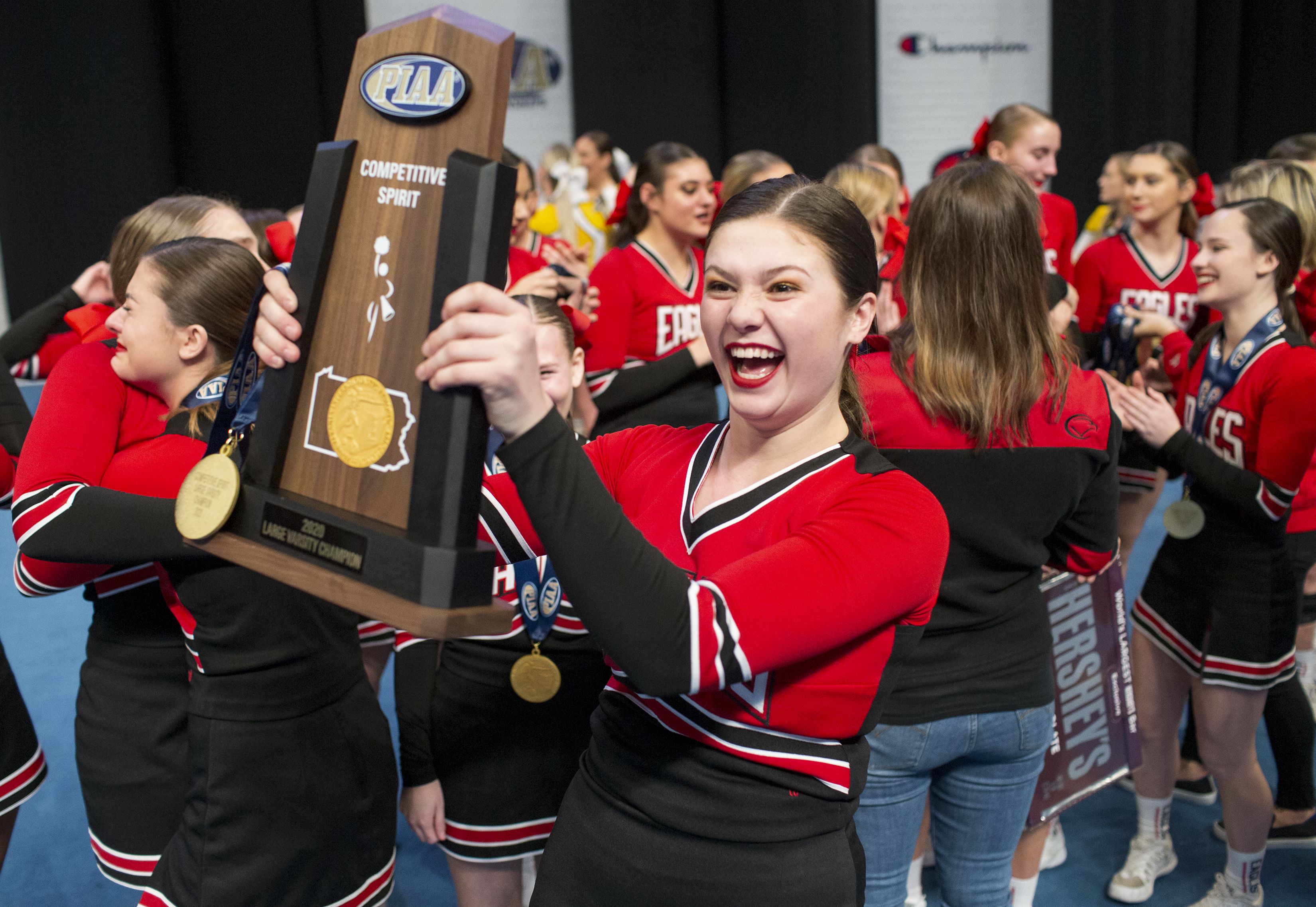 Cumberland Valley claims fifth large varsity competitive cheer championship  