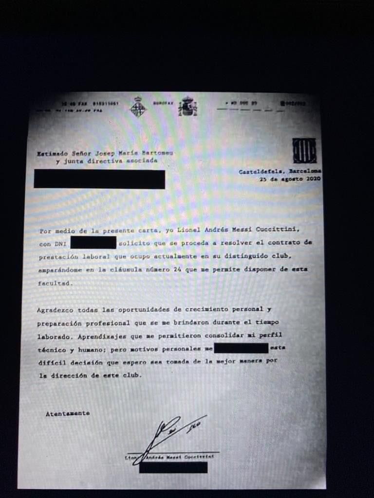 Documento Messi