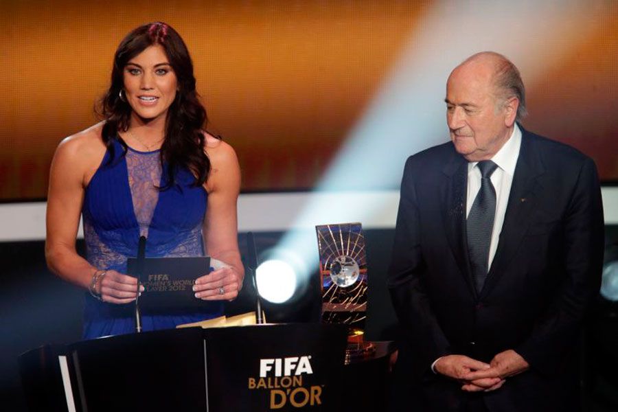 Hope Solo, Joseph Blatter