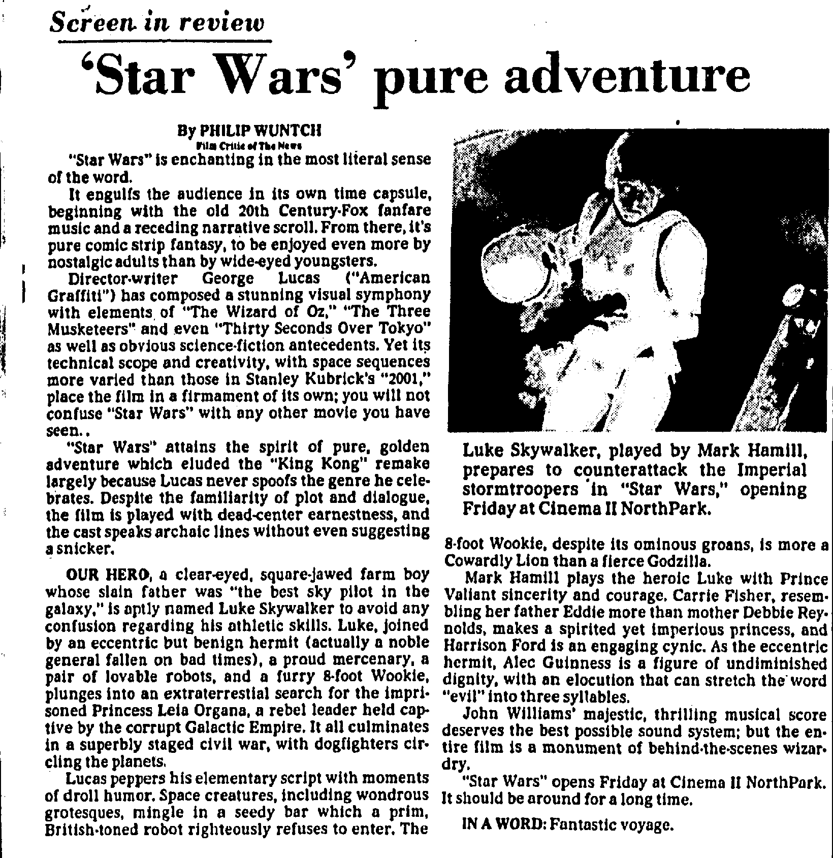 Star Wars Review (1977)