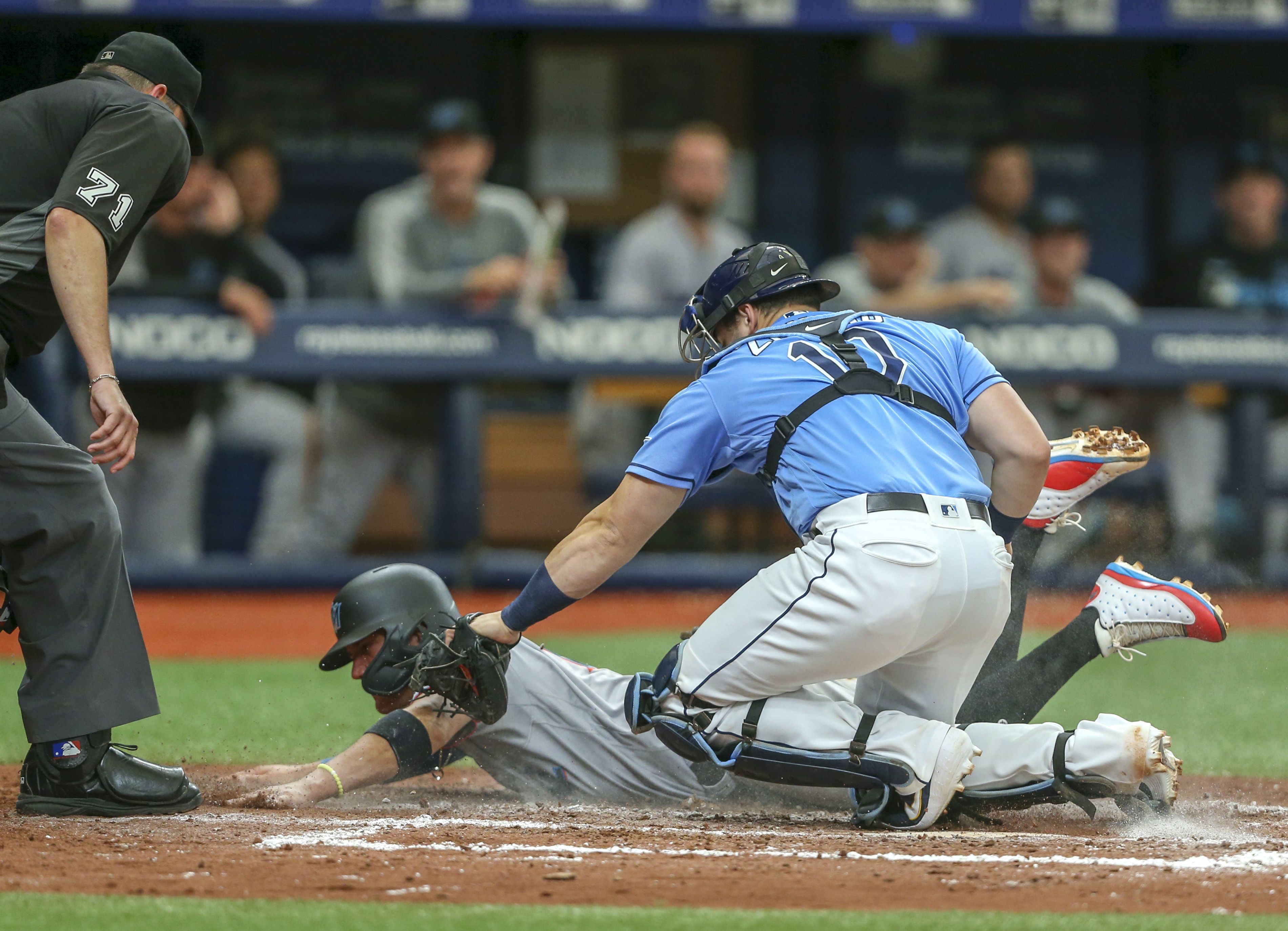 For Rays' Mike Zunino, getting to play family guy offsets lack of