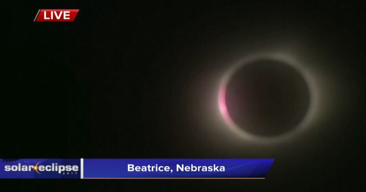 Eclipse sweeps across Nebraska