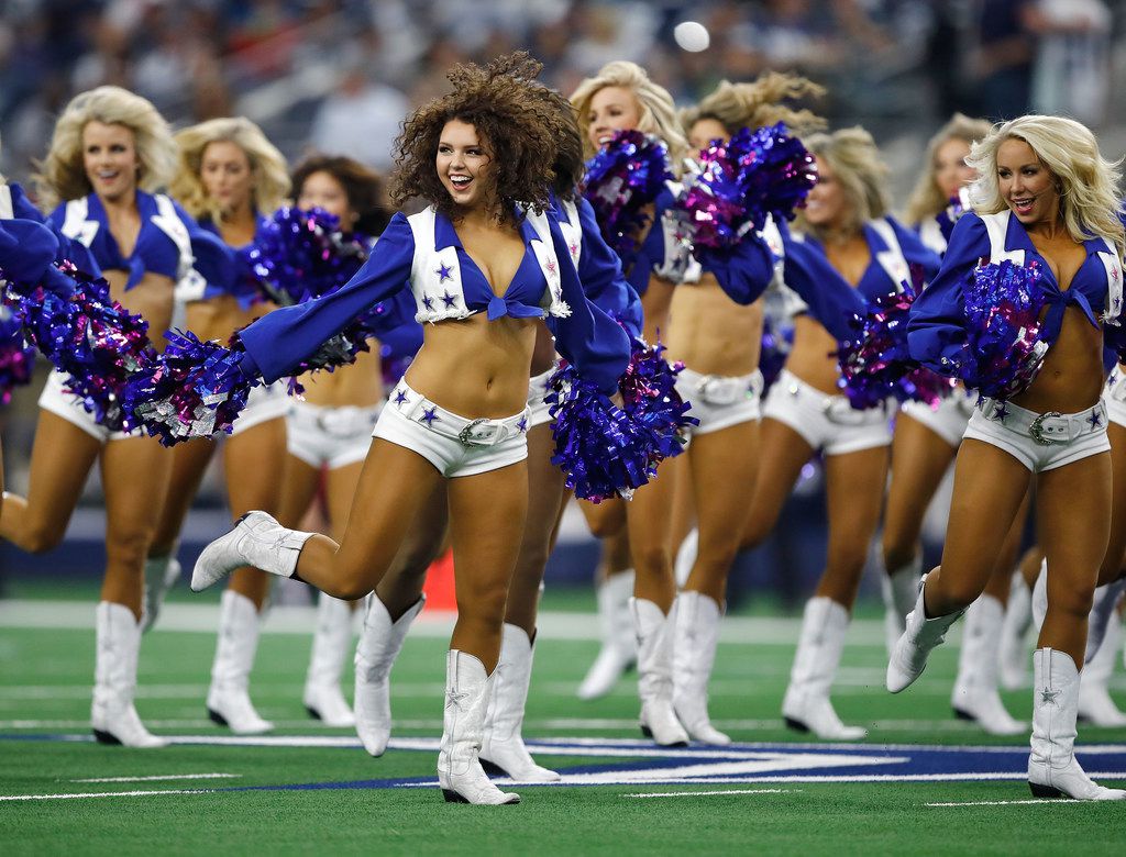 Dallas Cowboys Cheerleaders at football games