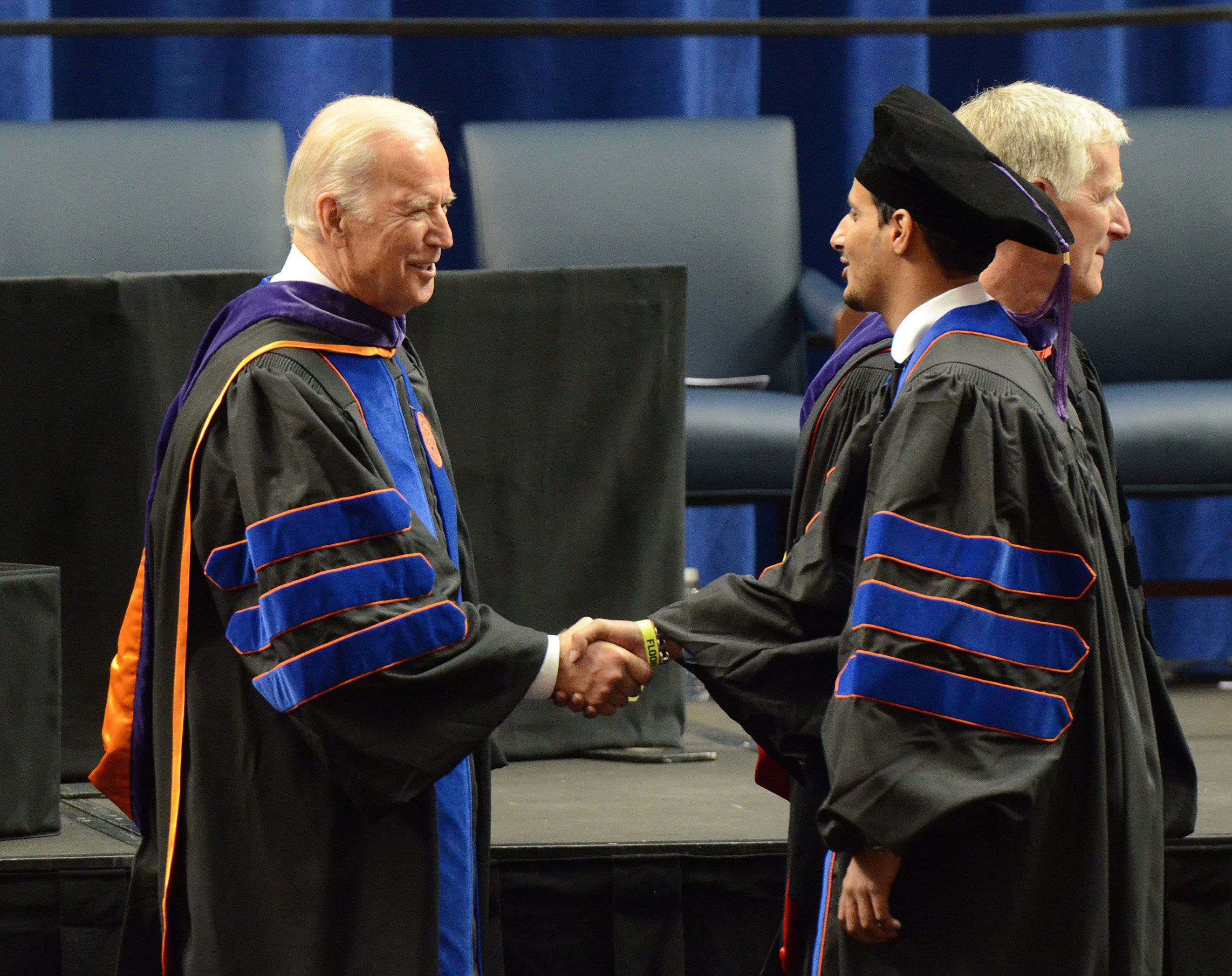 Syracuse University gets brief mention in fake Joe Biden campaign