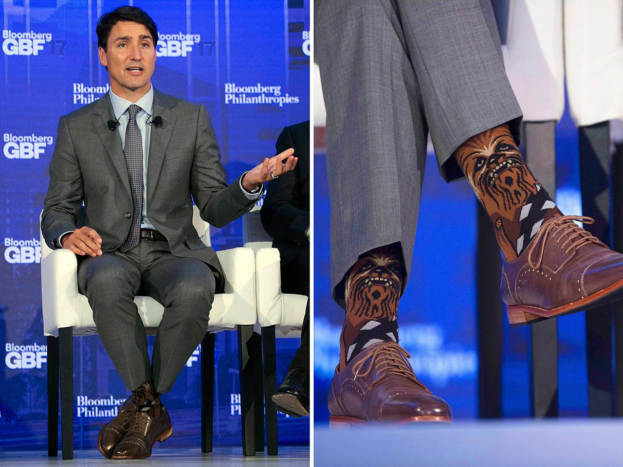 Calcetines de Justin Trudeau