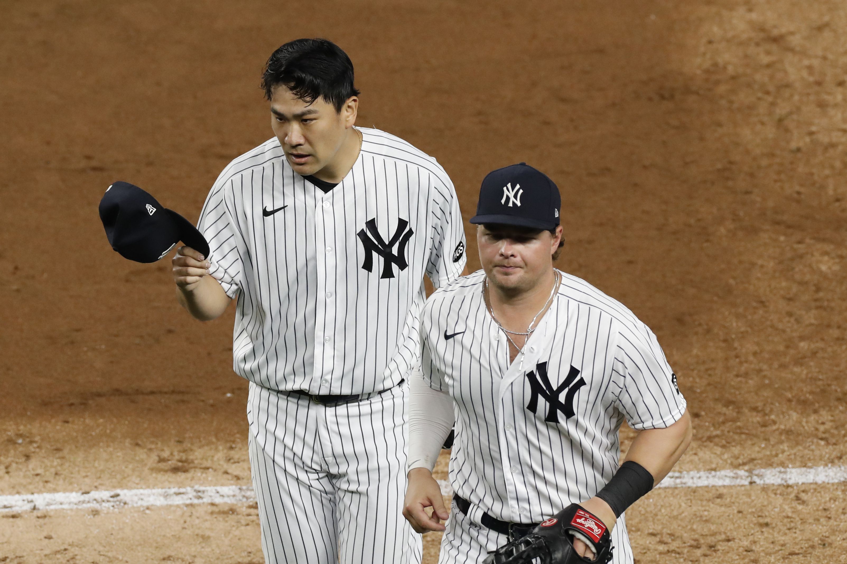 Luke Voit ready to get the grill going at his new house